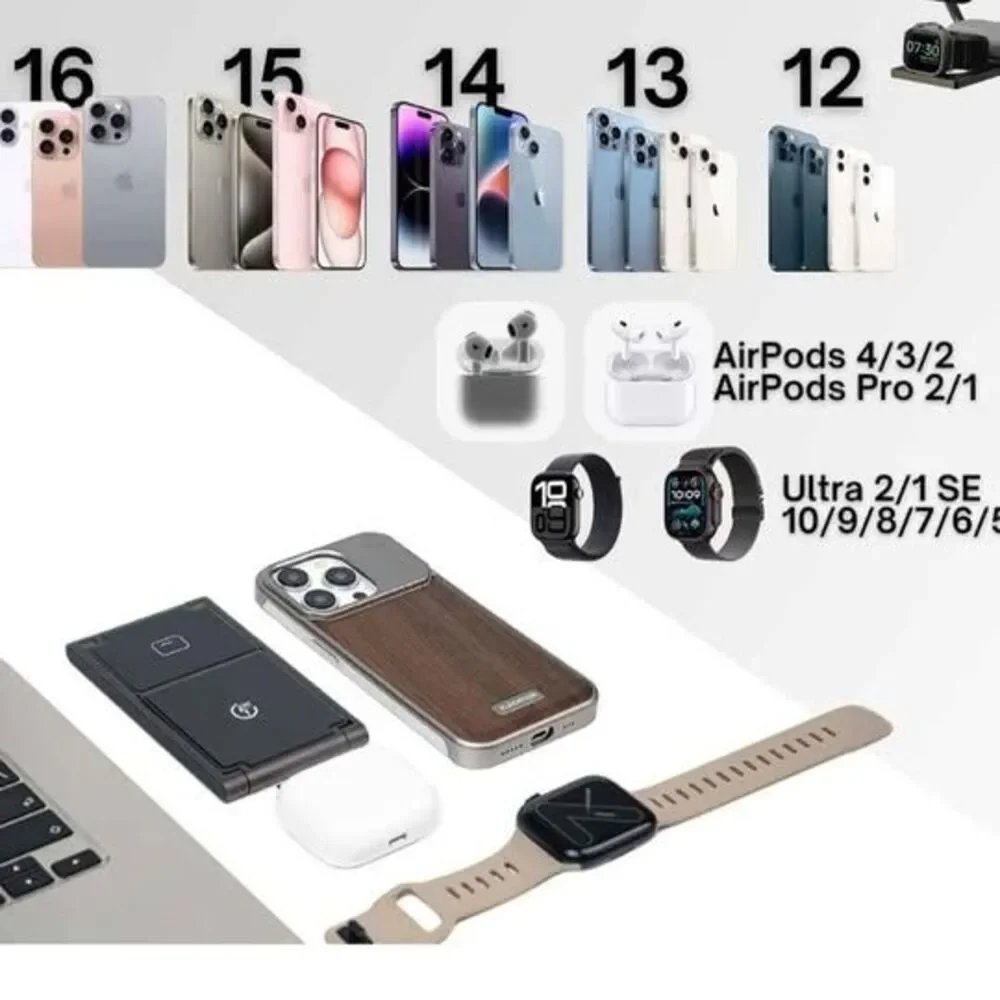3 in 1 Wireless Charging Station for iPhone